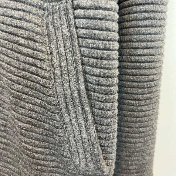 MINKPINK Take Care Biker Zip Jacket Ribbed Gray SZ Lg - Picture 6 of 11